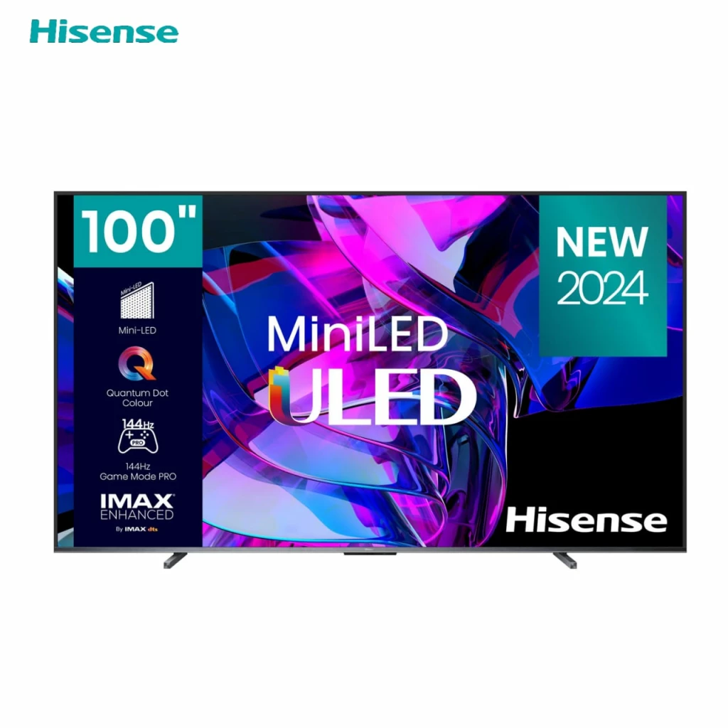 Televiseur HISENSE ULED 100″ pouces Quantum Dot 4K Smart VIDA 100U7K