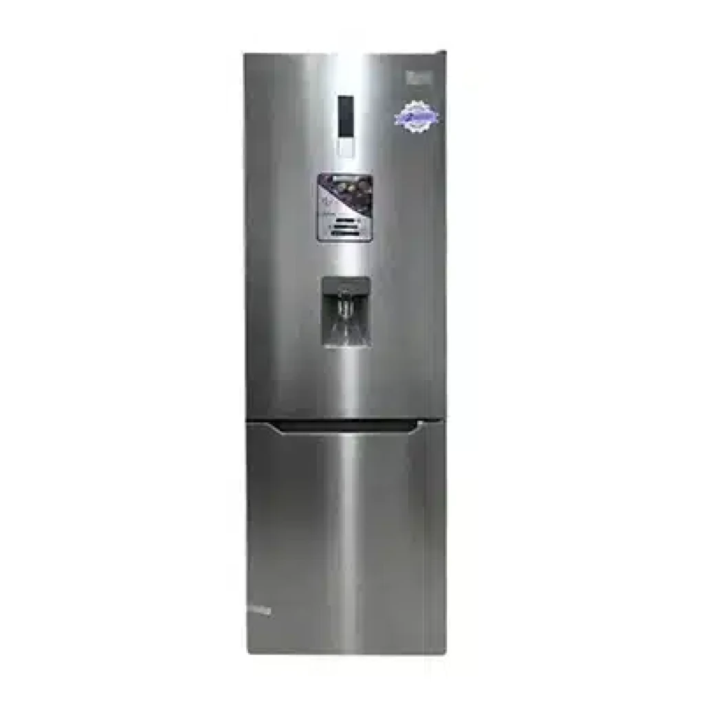 Frigo ROCH Combiné RFR-370DWB-H – 370L – 3 Tiroirs – Avec Fontaine