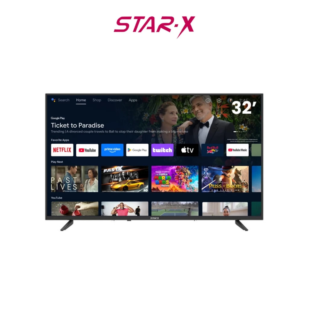 Téléviseur STAR X 32″ Smart Android 32LN6900S – Divertissement Intelligent à Petit Prix !