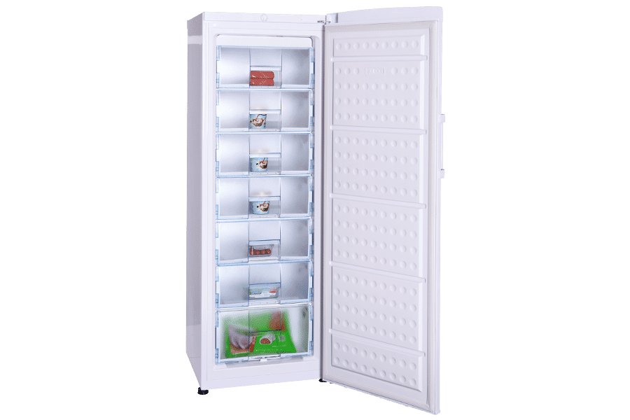 Congélateur Changer Vertical 7 tiroirs Plaque Aluminium capacité 310 Litres