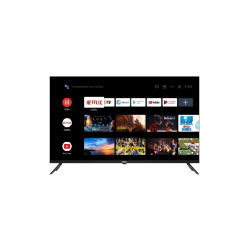 Télévision Haier 43″ pouces LED TV, Smart 4K UHD HDR , Andriod TV H43K800UG