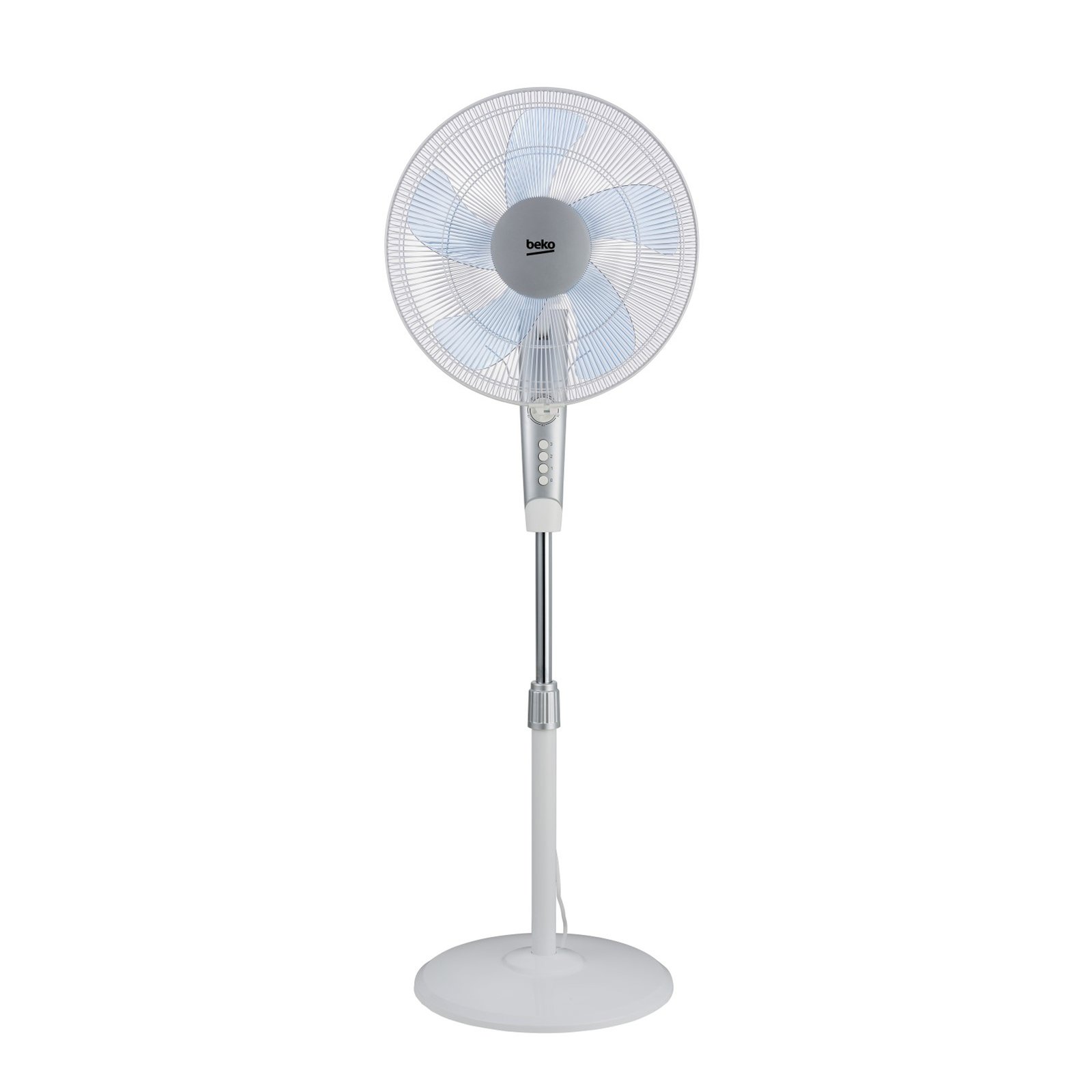 VENTILATEUR BEKO SUR PIED 40CM 5PALE 3NIVEAU DE VITESSE EFS5100W