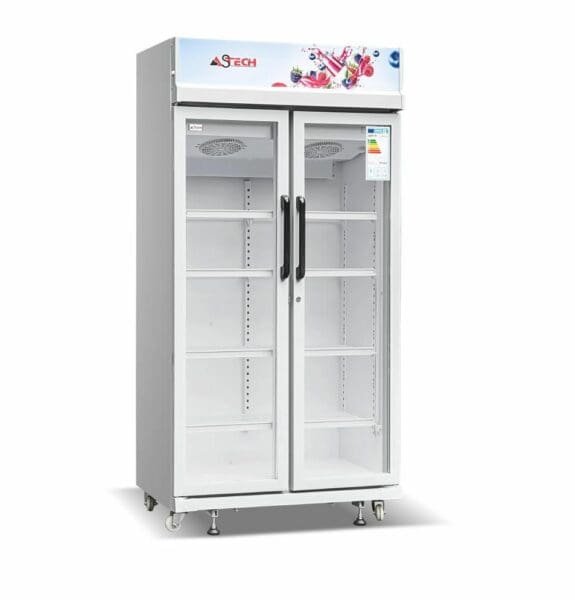Réfrigérateur Vitrine Astech 740 litres double porte