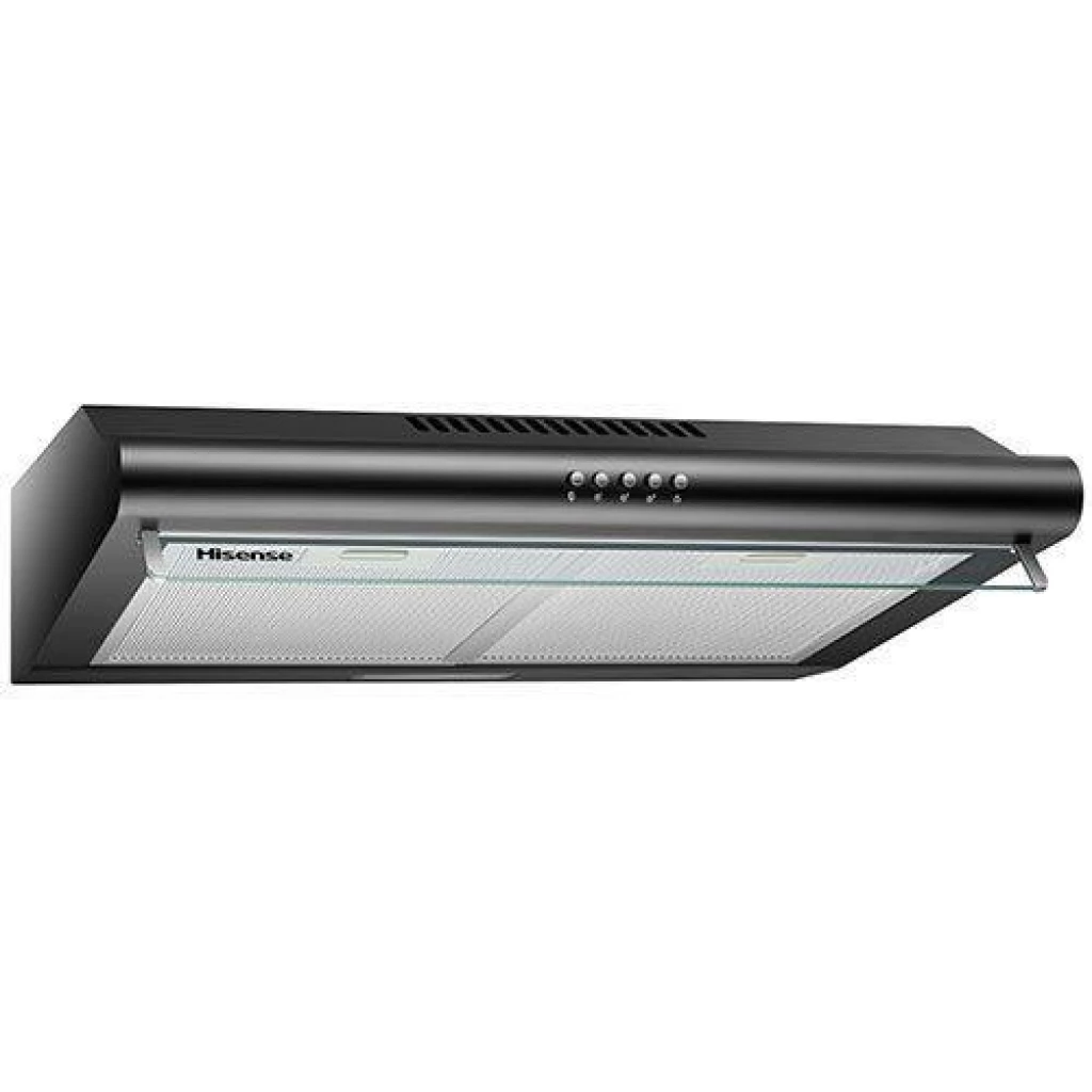 Hotte de cuisine Hisense aspirante sans sortie 60×60 Filtre en aluminium lavable