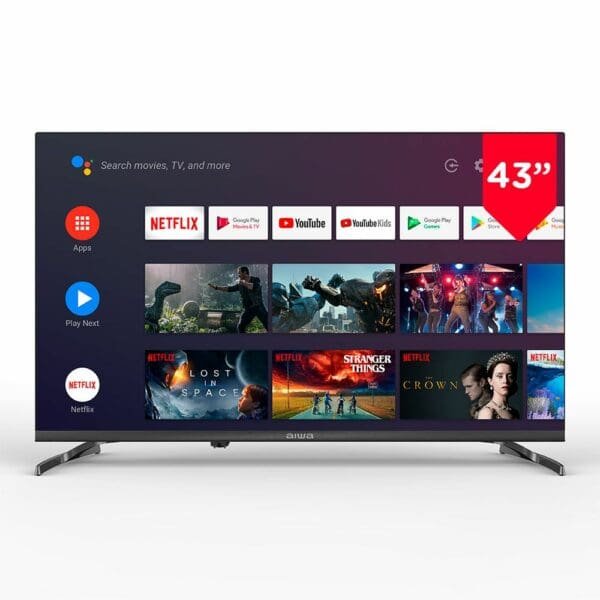 Télévision Aiwa 43″ pouces LED Smart (108 cm) TV Android