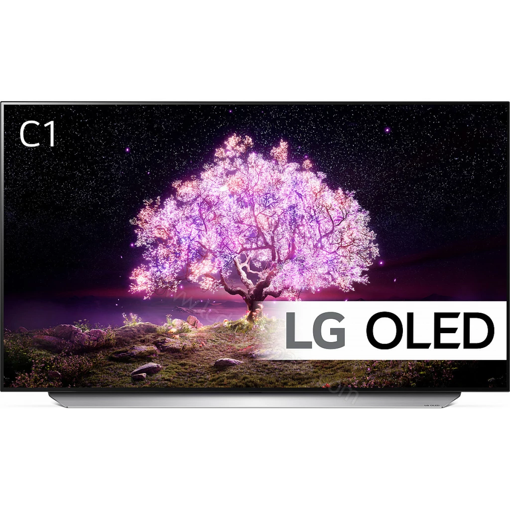 Téléviseur LG OLED 55 pouces série C1 Design d’écran de cinéma 4K Cinema HDR Smart avec ThinQ AI OLED55C1PVA