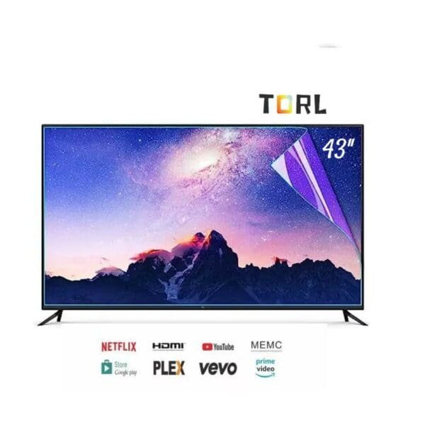 Télévision Torl 43″ pouces (108 cm) TV Led Smart TV Android Ecran incassable
