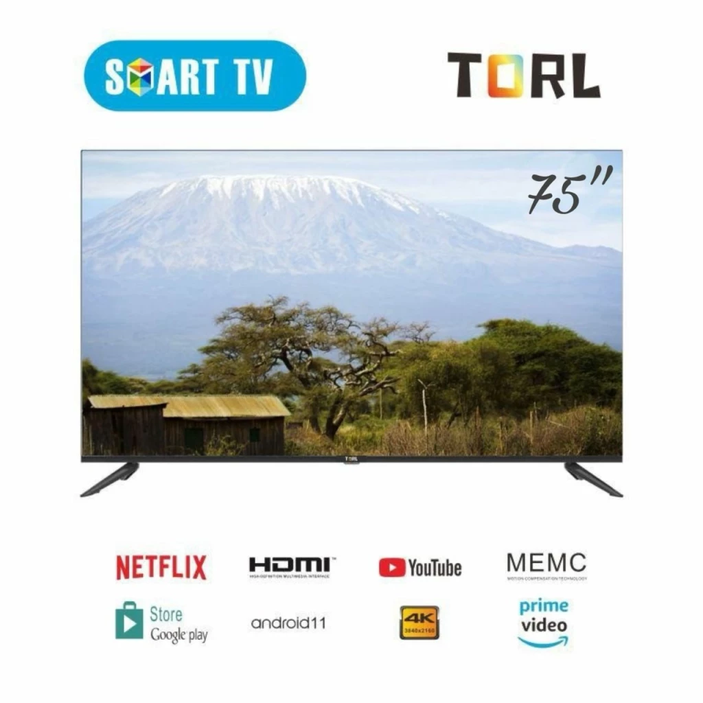 Télévision Torl 75″ Android Smart tv 4K