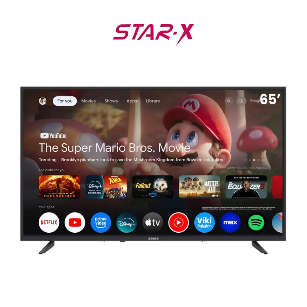 Téléviseur STAR X 65″ Smart Google TV 65UH680G – Une Immersion Totale en 4K