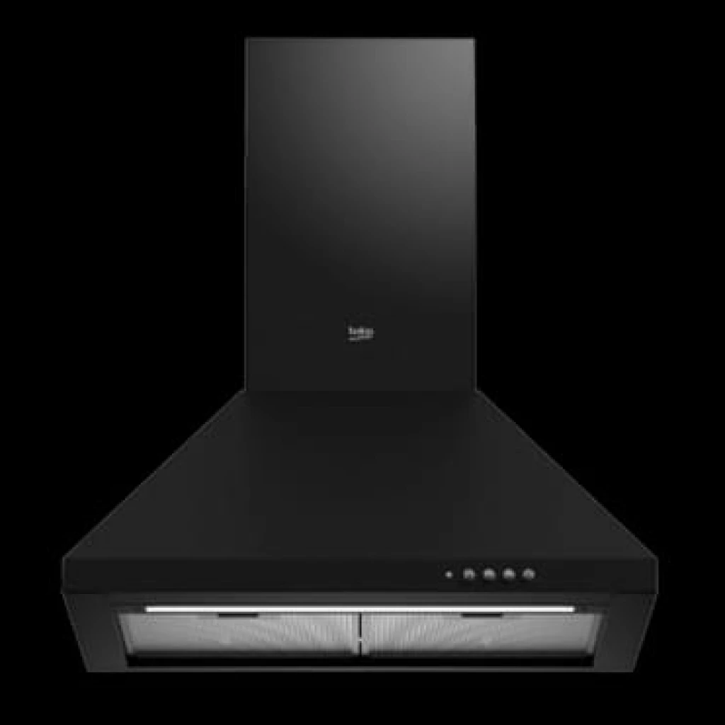 Hotte de Cuisine BEKO Aspirante 60 cm CWB6441BN – Noire, 3 Vitesses