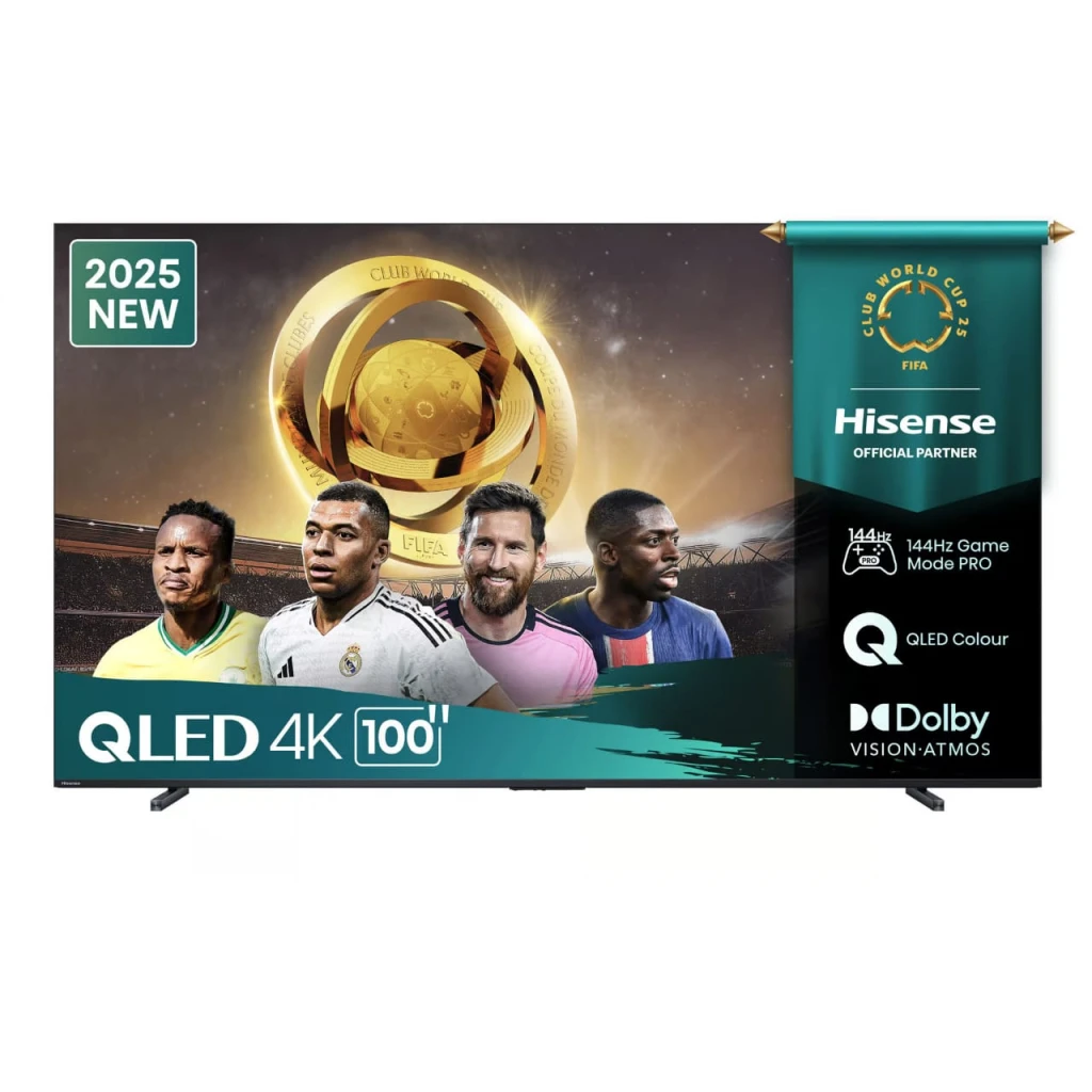 Téléviseur HISENSE 100″ SMART 4K QLED – VIDAA QUANTUM DOT 100Q7Q