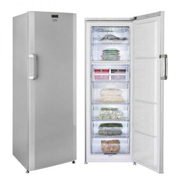 Congélateur BEKO Vertical 295 Litres 7 tiroirs Plaque Aluminium