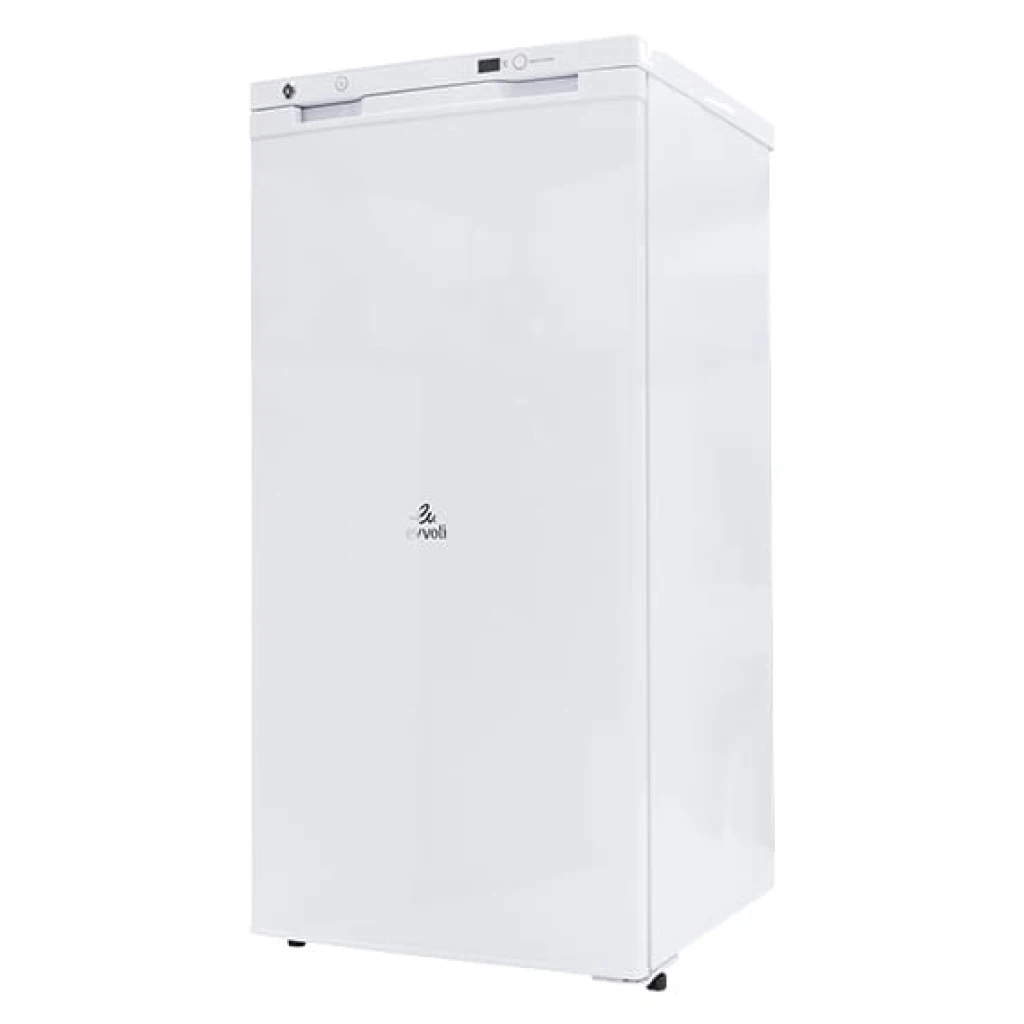 Congélateur + Réfrigérateur EVVOLI Vertical 1 Porte 8 Tiroirs – 195 Litres Blanc