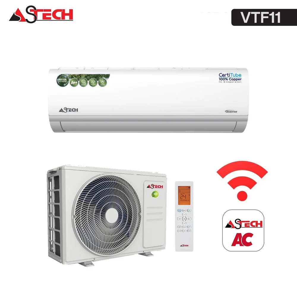 SPLIT ASTECH 9000BTU 1,25CV INVERTER WIFI 09VTF111